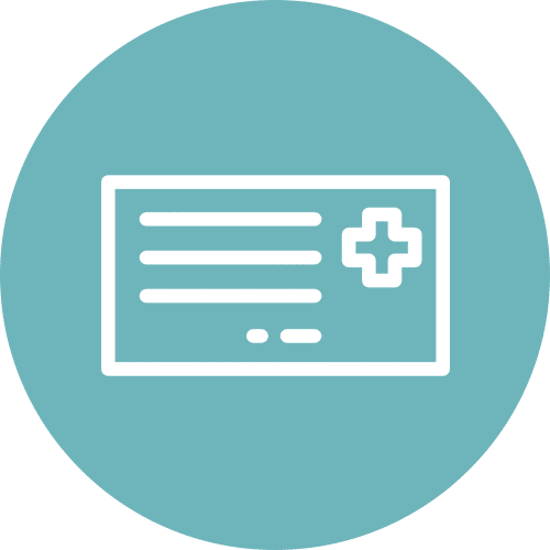 Icon Kostenübernahme – Krankenkassen erstatten bis zu 100 % der Kosten für das Novego Online-Therapieprogramm.