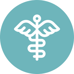 Icon Caduceus-Symbol für bestätigte Wirksamkeit der Novego Therapieprogramme